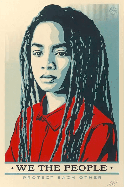 Shepard Fairey (Obey), ‘We The People (Protect Each Other - Open Edition)’, 2017, Print, Screenprinted, null, Dated