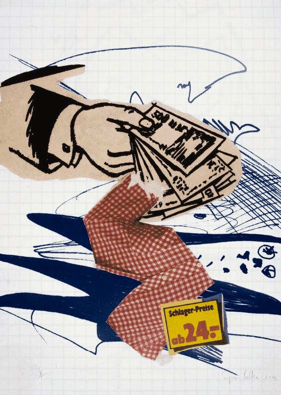 Sigmar Polke, ‘Bargeld Lacht’, 2002, Print, Screenprint and offset on cardstock, null, Numbered