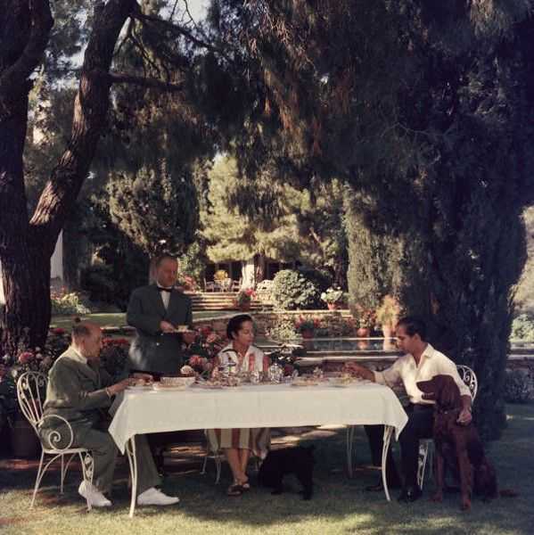 Slim Aarons, ‘Al Fresco Tea (Large)’, 1961, Photography, C-Type Print, null, Numbered