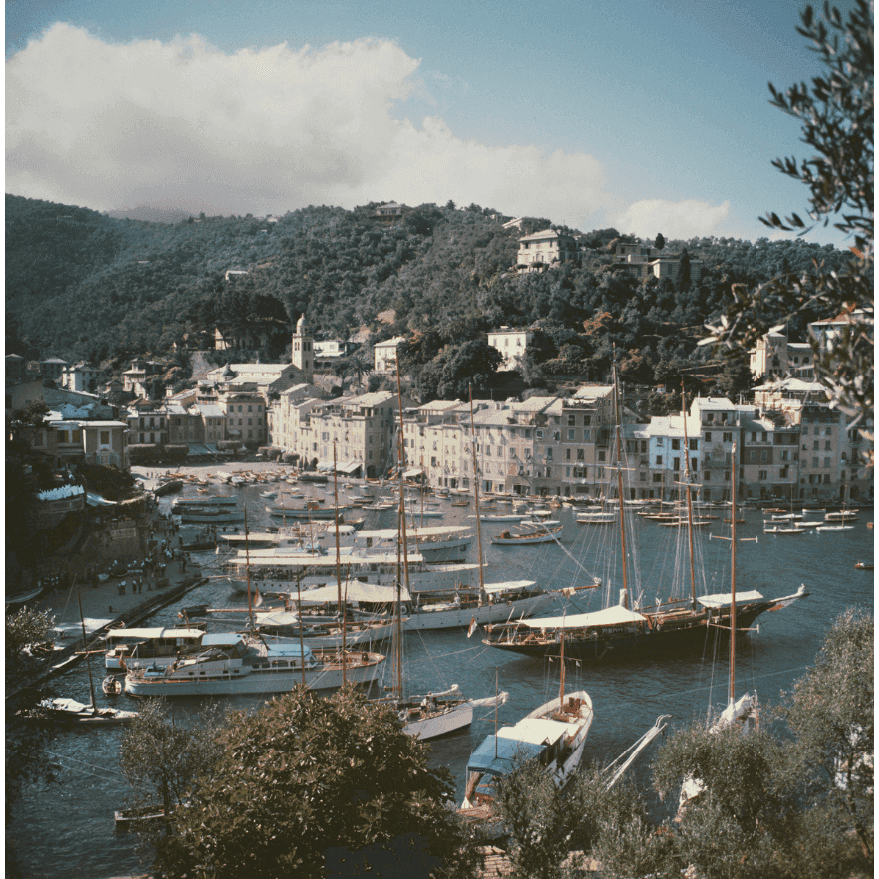 Slim Aarons, ‘Portofino (Small)’, 1955, Photography, C-Type Print, null, Numbered