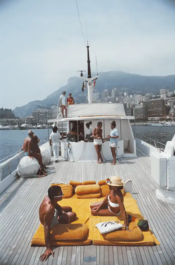 Slim Aarons, ‘Scotti’s Yacht (Large)’, 1981, Photography, C-Type Print, null, Numbered