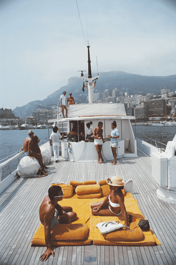 Slim Aarons, ‘Scotti’s Yacht (Small)’, 1981, Photography, C-Type Print, null, Numbered