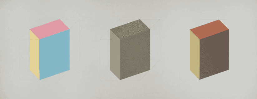 Sol LeWitt, ‘Forms Derived from a Cube in Color (Simple and Superimposed) & Black & Gray, Plate #01’, 1985, Print, Arches Cover White, null,