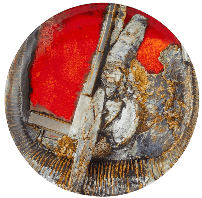 Sterling Ruby, ‘Basin Theology - HŪM BOM!’, 2025, Sculpture, Fine bone china, null,