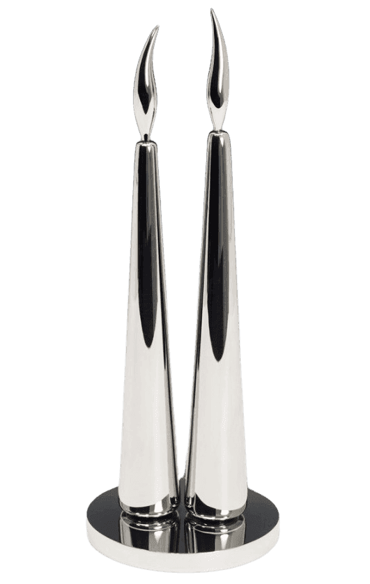 Sterling Ruby, ‘Double Candle’, 2024, Sculpture, Polished Stainless Steel., null, Numbered