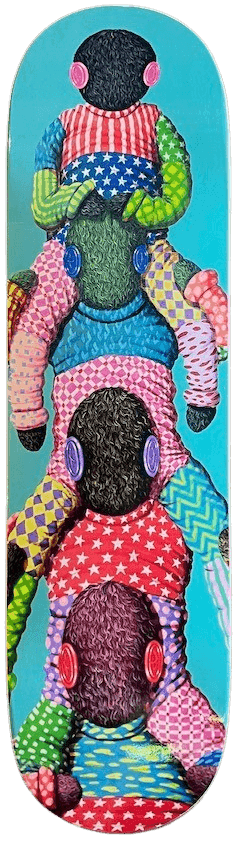 Suanjaya Kencut, ‘Level Up’, 2022, Collectible, Skateboard numbered and laser signature embossed on back, Last Concept, Numbered