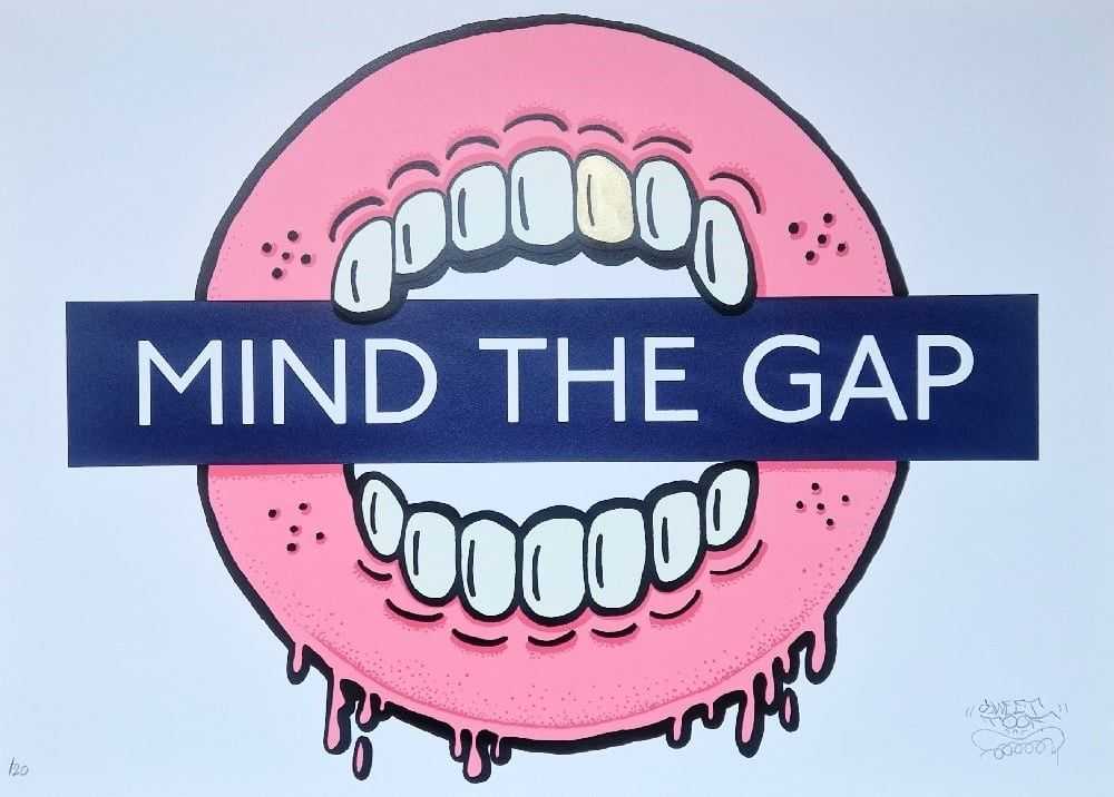 Sweet Toof, ‘Mind The Gap’, 2025, Print, Screenprints, on Somerset paper, 410gsm, null, Numbered