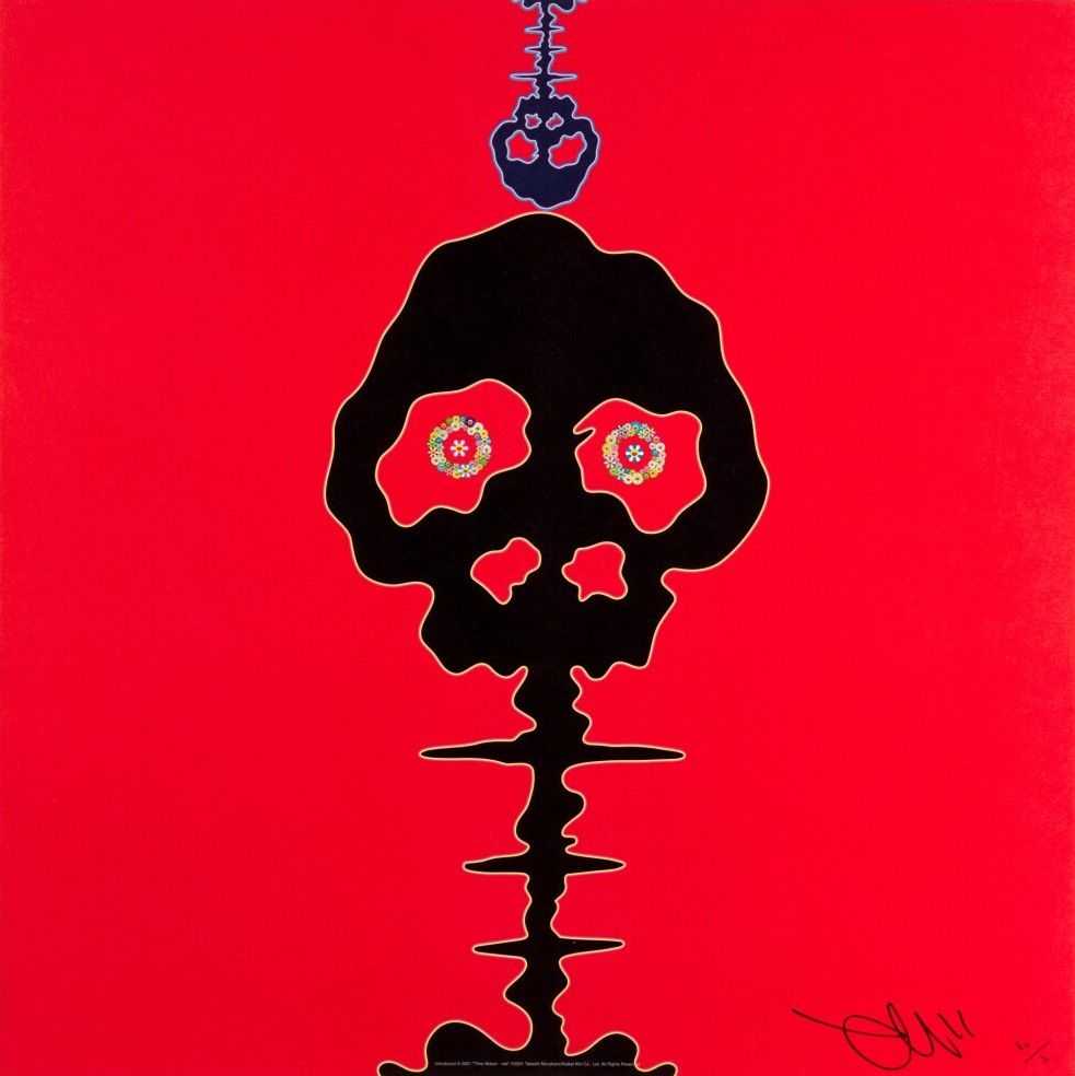 Takashi Murakami, ‘Time Bokan (Red)’, 24-02-2011, Print, Offset lithograph in colours on wove paper, Kaikai Kiki Co., Ltd., Numbered