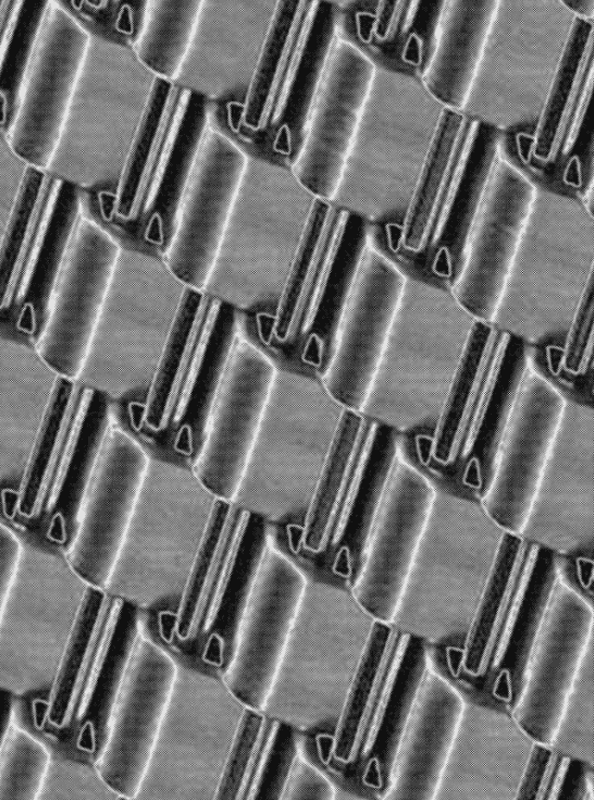 Tauba Auerbach, ‘A Flexible Fabric of Inflexible Parts’, 2015, Print, Screenprint of metallic Duralar, null, Numbered