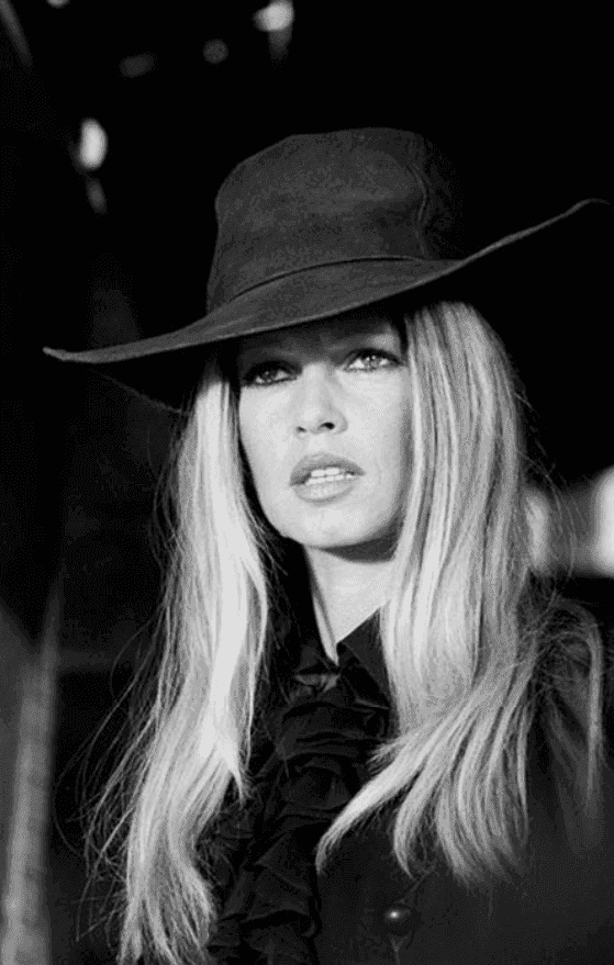 Terry O'Neill, ‘Brigitte Bardot Hat, View II’, 1971, Photography, Posthumous Edition: Gelatin Silver Print, null,