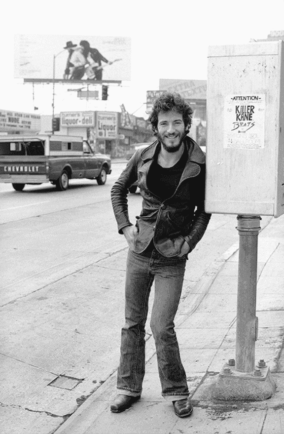 Terry O'Neill, ‘Bruce Spingsteen, Sunset Strip’, 1975, Photography, Gelatin Silver Print, null,