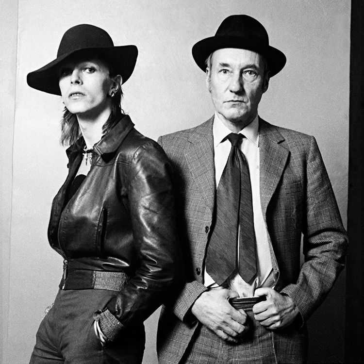 Terry O'Neill, ‘David Bowie and William Burroughs (Small) - Signed print’, 1975, Photography, Photography - Gelatin Silver Print, null, Numbered