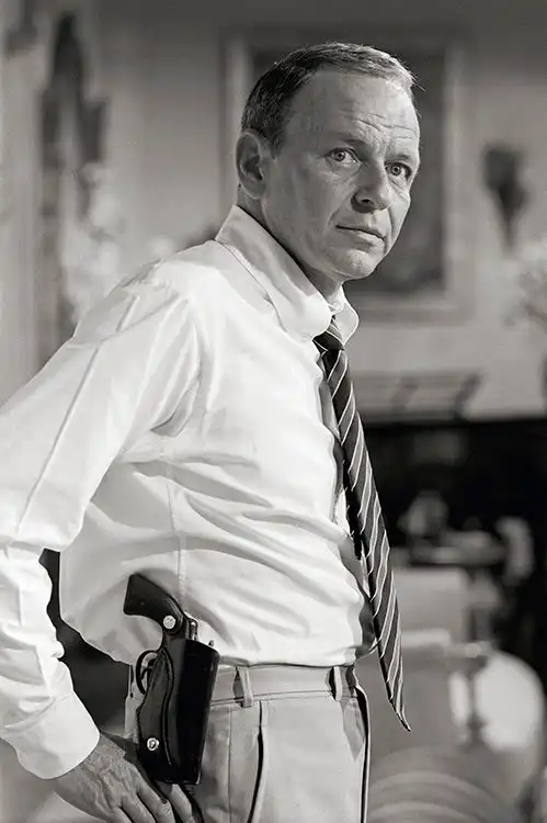 Terry O'Neill, ‘Frank Sinatra on Set During the Making of 'The Lady in Cement' in Miami (Large) - Estate print’, 1968, Photography, Photography - Gelatin Silver Print, null, Numbered