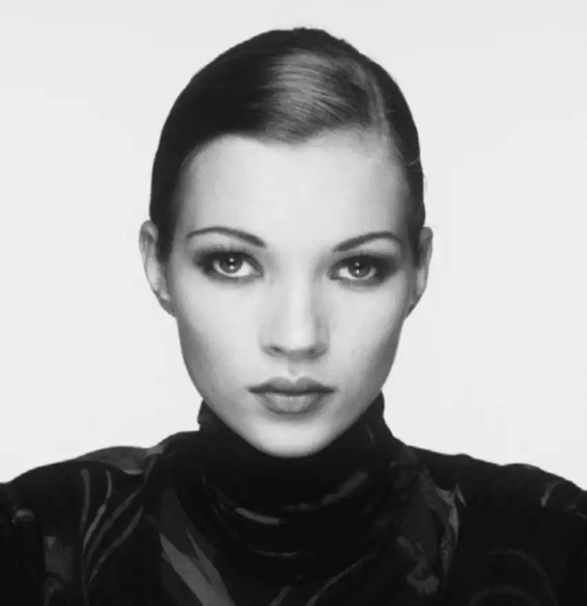 Terry O'Neill, ‘Kate Moss (Co-signed)’, 1993, Photography, Silver Gelatin Print, null, Numbered