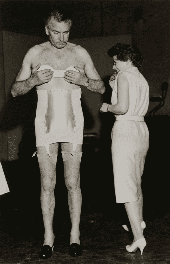 Terry O'Neill, ‘Laurence Olivier In Underwear’, 1964, Photography, Silver gelatin print, null,