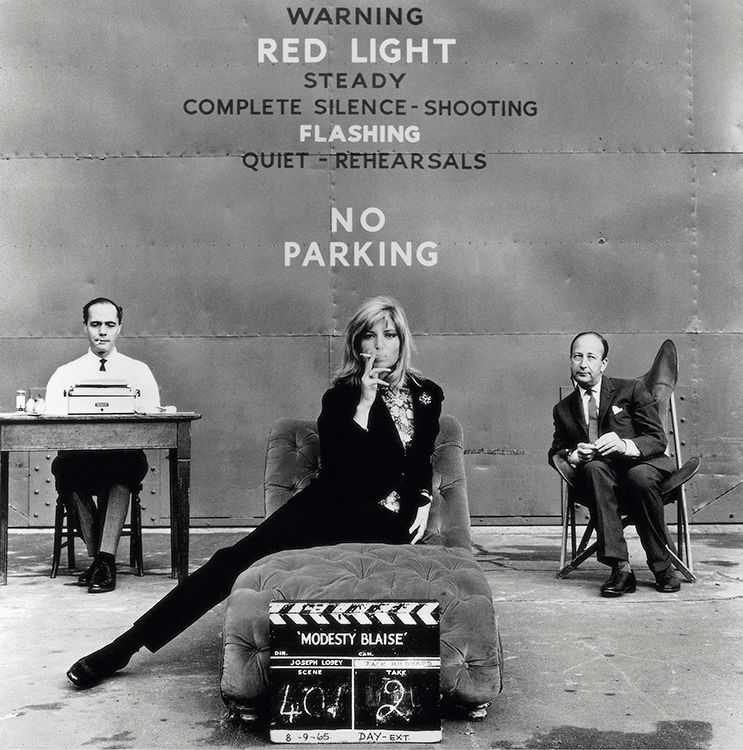 Terry O'Neill, ‘Monica Vitti, on the set of ‘Modesty Blaise’, Shepperton Studios, 1965 (Medium) - Signed print’, 1966, Photography, Photography - Bromide fibre print, null, Numbered