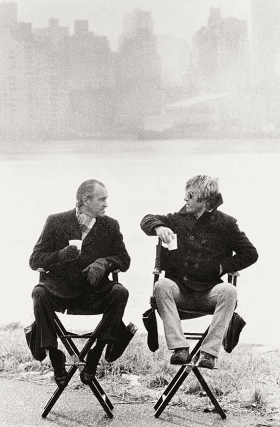 Terry O'Neill, ‘Richard Helms and Robert Redford on the Set of 'Three Days of the Condor'’, 1974, Photography, Gelatin silver print, null,