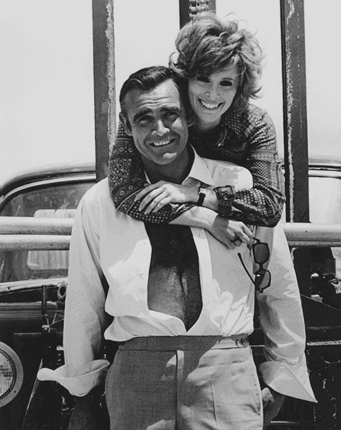 Terry O'Neill, ‘Sean Connery as James Bond with Jill St John’, 1971, Photography, Gelatin Silver Print, Terry O'Neill,
