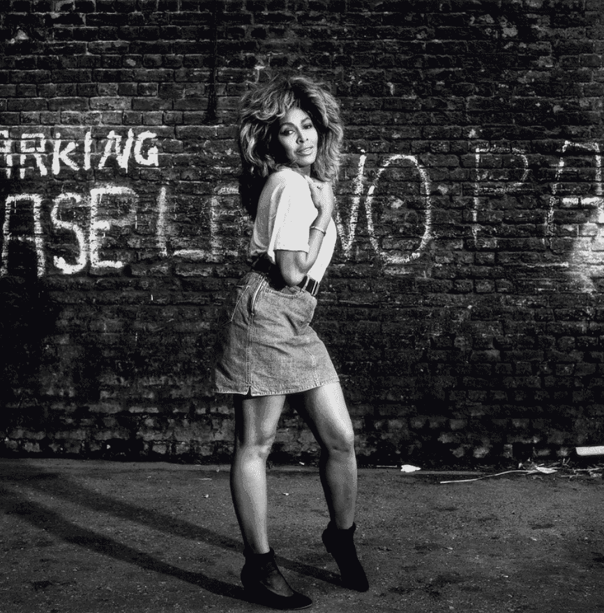 Terry O'Neill, ‘Tina Turner in London’, 1992, Photography, Silvergelatine print in solid black, null, Numbered