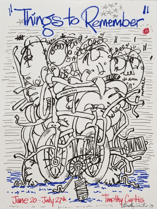 Timothy Curtis, ‘Things To Remember’, 2019, Print, Screenprint in colors on smooth wove paper, null, Numbered, Dated