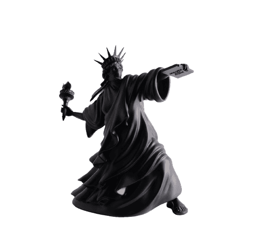 Whatshisname (Sebastian Burdon), ‘Riot of Liberty (Black)’, 2022, Sculpture, Polyresin, Castle Fine Art, Numbered