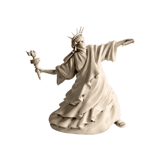 Whatshisname (Sebastian Burdon), ‘Riot of Liberty (Weathered Edition)’, 2022, Sculpture, Polyresin, Castle Fine Art, Numbered