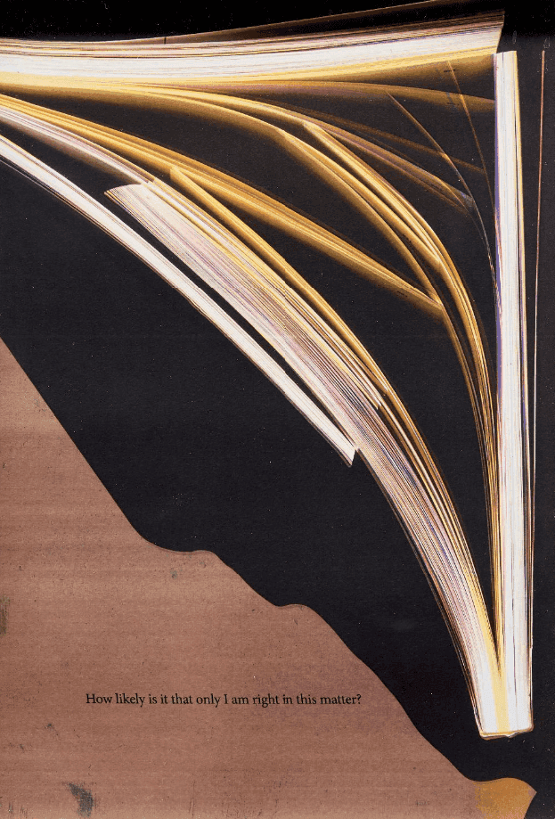 Wolfgang Tillmans, ‘How Likely Is It That Only I Am Right In This Matter’, 2019, Print, Digital print in colours on wove, null,