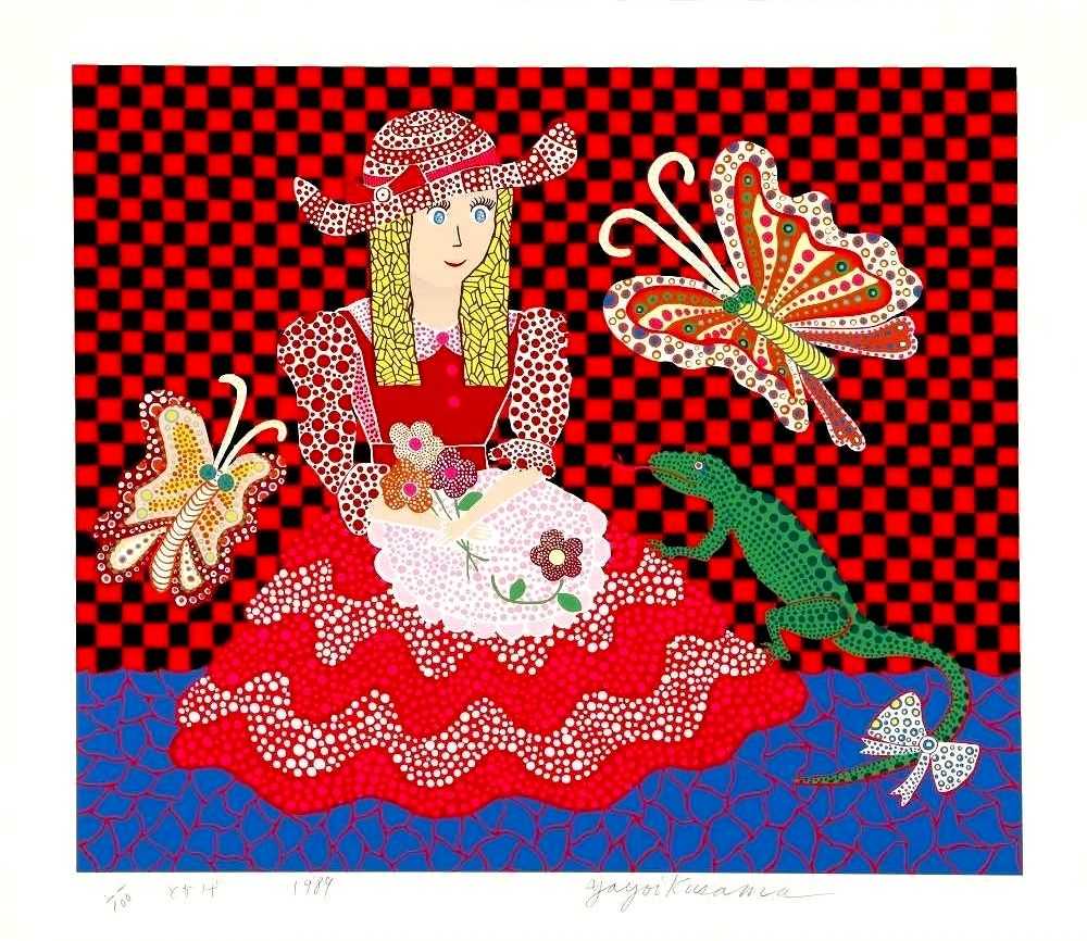 Yayoi Kusama, ‘Lizard’, 1989, Print, Screenprint in colours on paper, null, Numbered, Dated