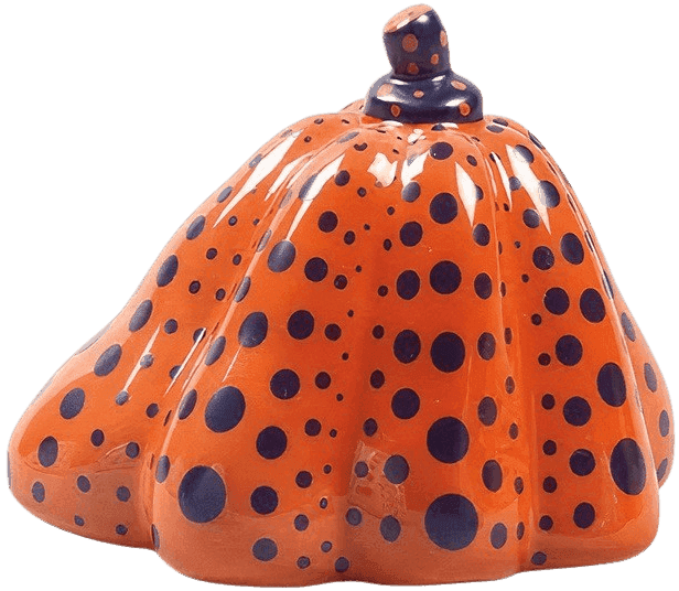 Yayoi Kusama, ‘Pumpkin #4 (Limoges - Red)’, 2002, Sculpture, Limoges porcelain, FMR Trading, Numbered, Dated