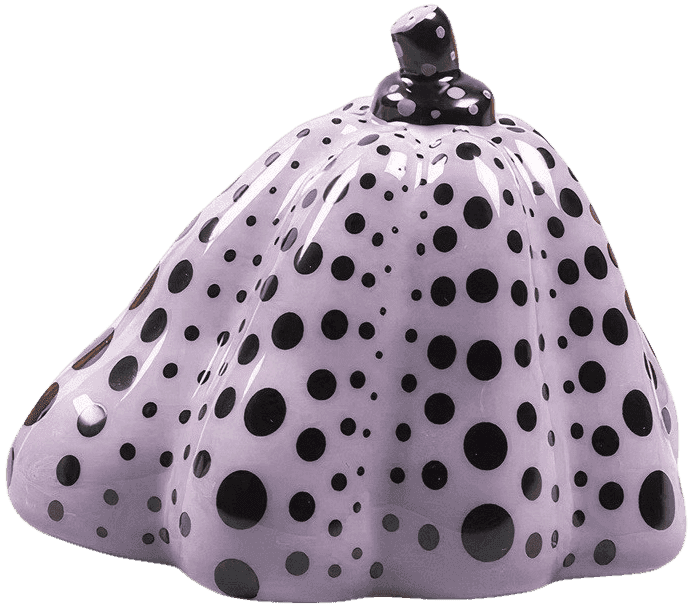 Yayoi Kusama, ‘Pumpkin #4 (Limoges - Violet)’, 2002, Sculpture, Limoges porcelain, FMR Trading, Numbered, Dated