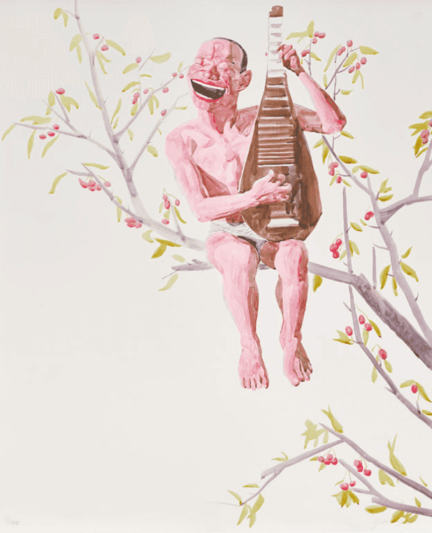 Yue Minjun, ‘Untitled (Smile ism No. 12)’, 2006, Print, Lithograph, Art Issue Editions, Numbered