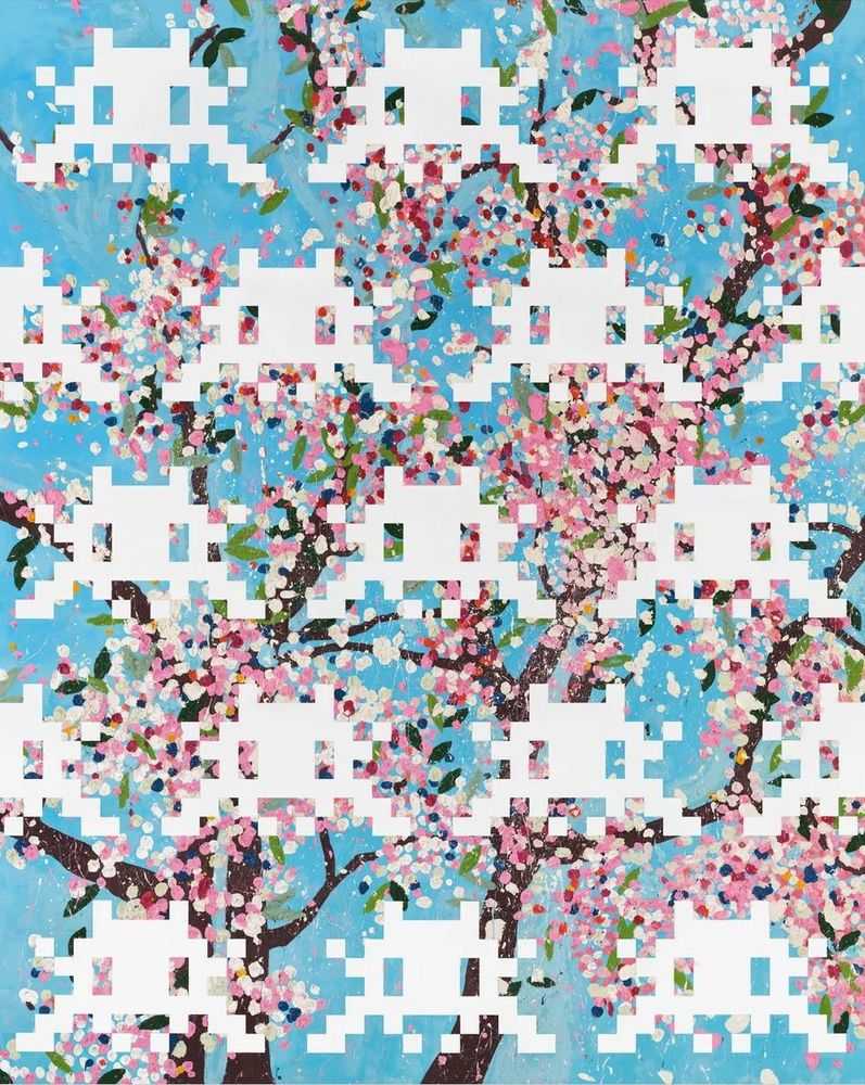 Damien Hirst, ‘Invaded Blossom’, 2026, Print, Gloss Diasec-mounted Giclée print on aluminium composite panel, null, Numbered