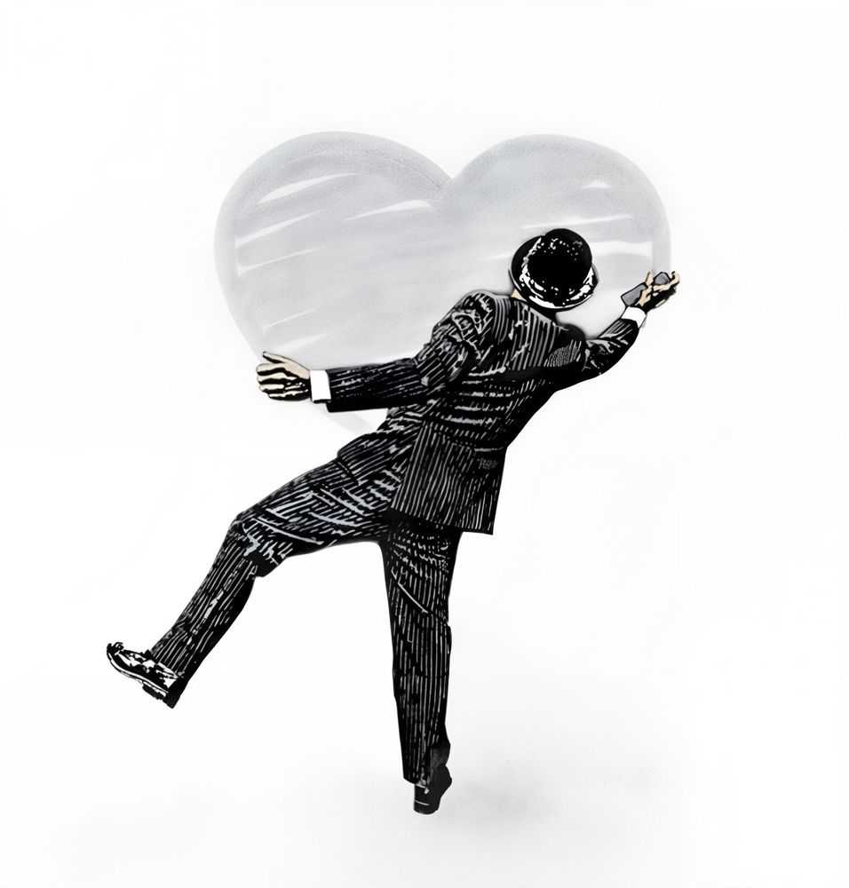 Nick Walker, ‘Love Vandal Silver Edition’, 2016, Print, Lithograph on Arches paper, Galerie Brugier Rigail, Numbered