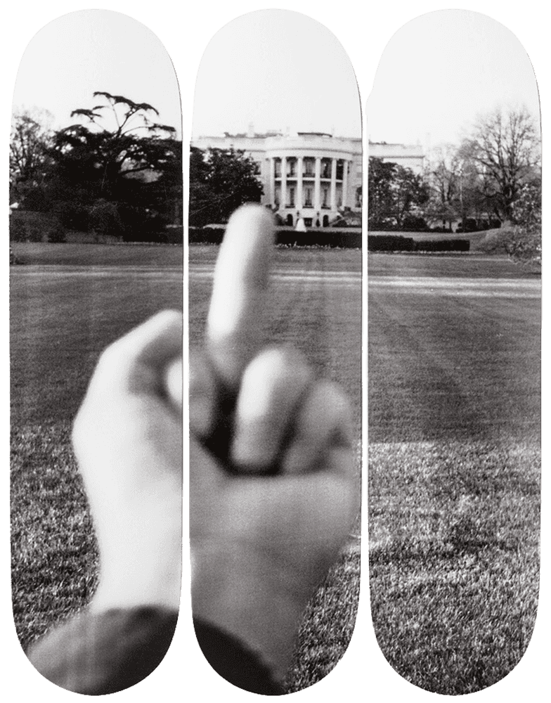 Ai Weiwei, ‘The White House (Tryptich - Signed)’, 27-04-2017, Collectible, Screenprint on 7 ply grade A Canadian maple wood, The Skateroom, Numbered