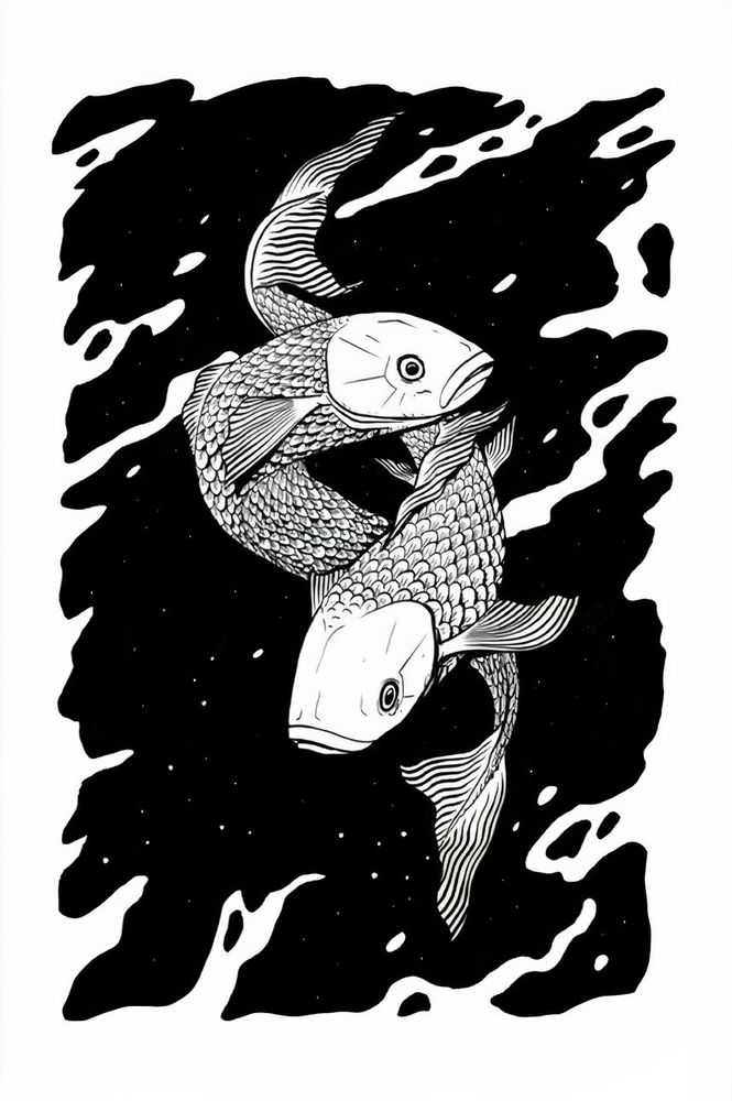 Alejandro Cardenas, ‘Pisces’, 2018, Print, Archival offset prints on heavy weight matte paper, Ethereal Culture, Numbered