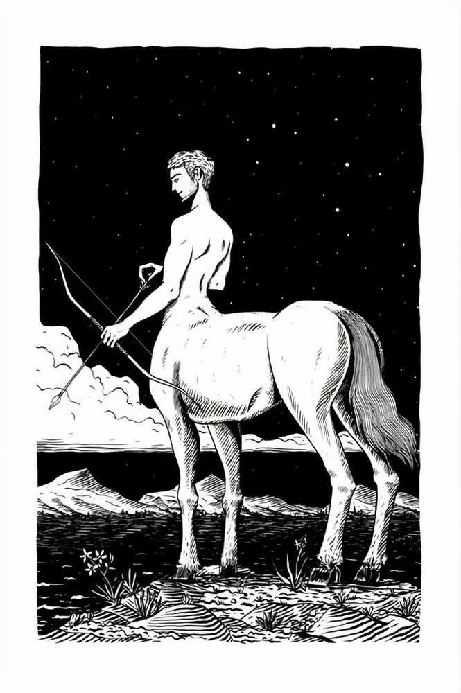 Alejandro Cardenas, ‘Sagittarius’, 2018, Print, Archival offset prints on heavy weight matte paper, Ethereal Culture, Numbered