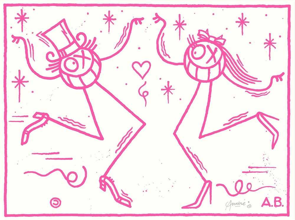 André Saraiva, ‘Amour Toujours (Pink)’, 2026, Print, One Colour Screenprint on Somerset Tub Sized 410gsm, TODAY's PAPERS,