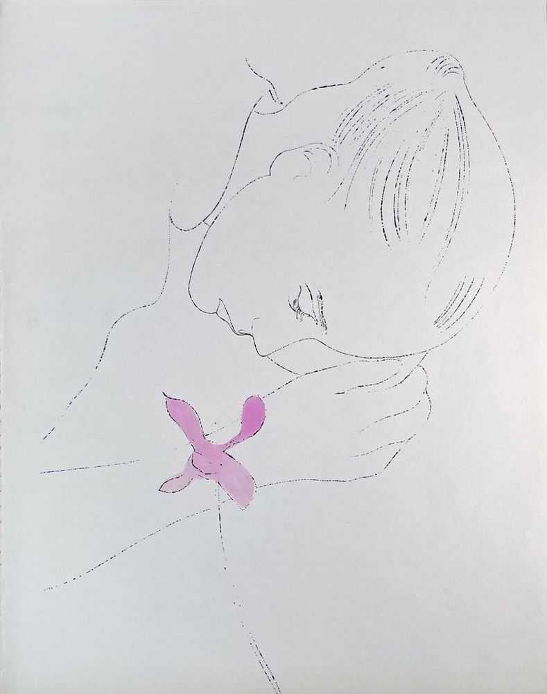 Andy Warhol, ‘A Gold Book, IV.111’, 1957, Print, Offset lithograph and watercolor on paper, null,