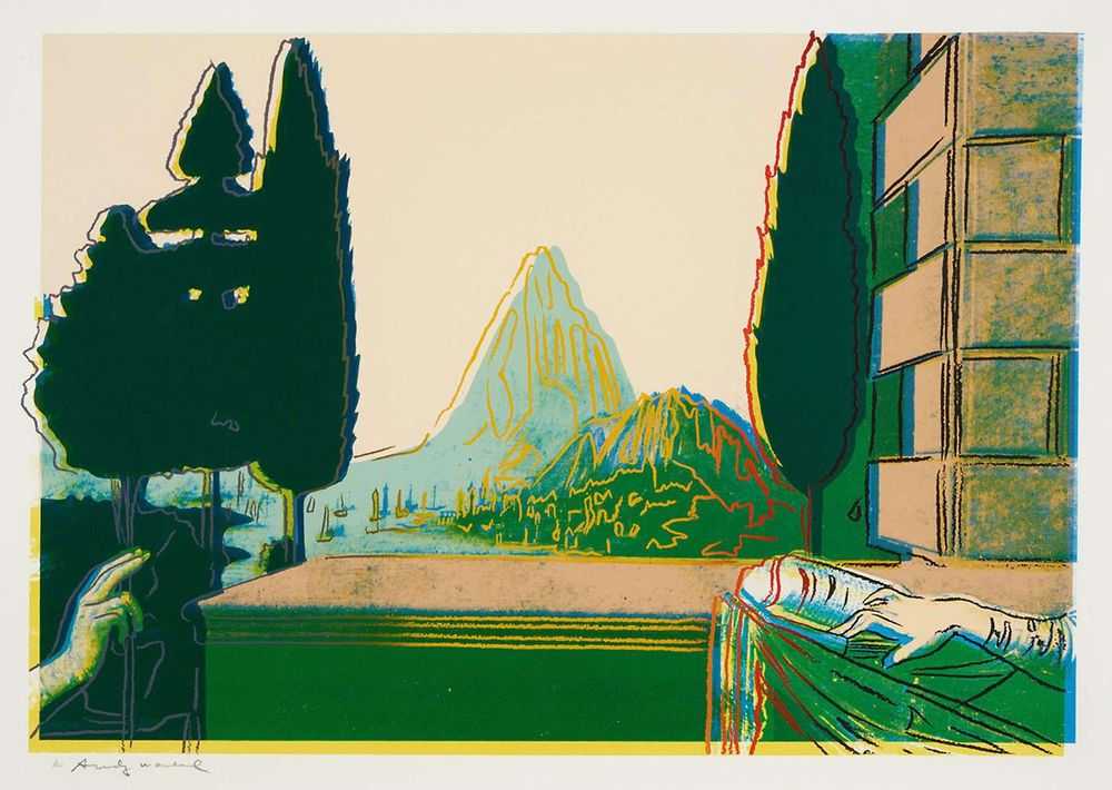 Andy Warhol, ‘Details of Renaissance paintings (Leonardo Da Vinci, The Annunciation, 1474) (II.322)’, 1984, Print, Screenprint on Arches Aquarelle (Cold Press) paper, null, Numbered