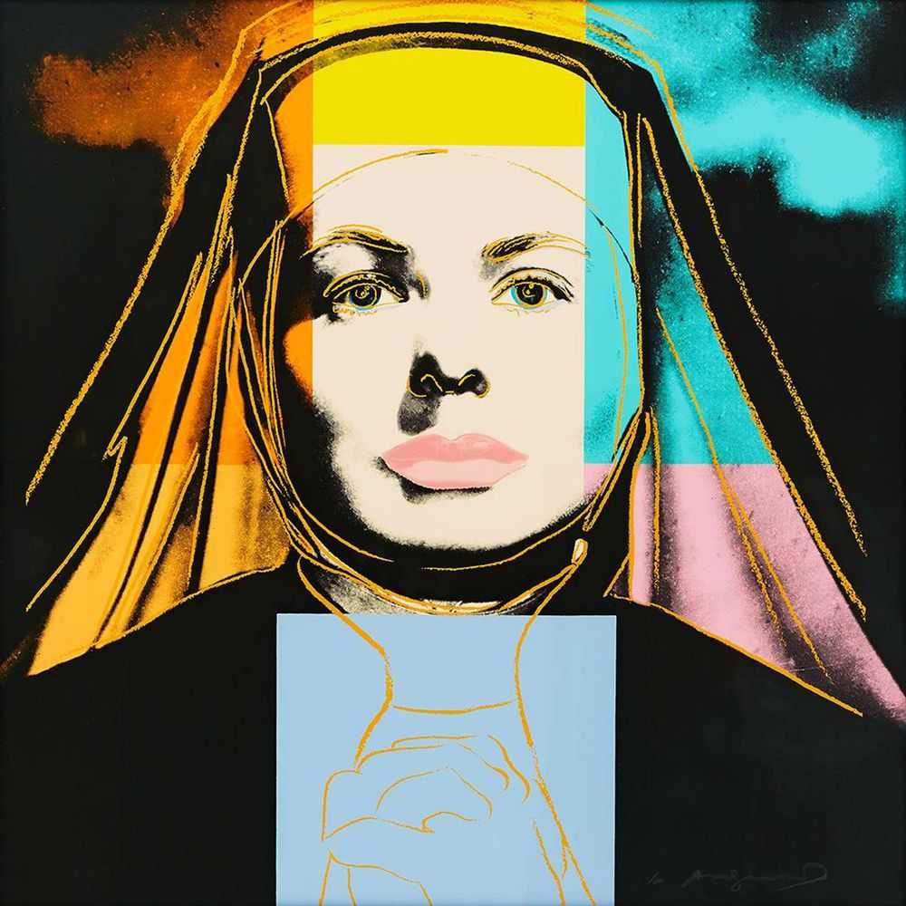 Andy Warhol, ‘Ingrid Bergman, The Nun (FS II.314)’, 1983, Print, Screenprint on Lenox Museum Board., Galerie Börjeson, Numbered