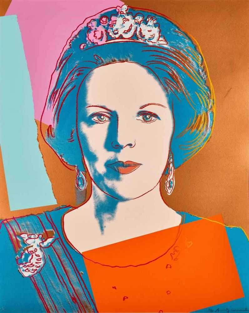 Andy Warhol, ‘Queen Beatrix of the Netherlands (FS II.338)’, 1985, Print, Screenprint on Lenox Museum Board, George C.P. Mulder, Numbered