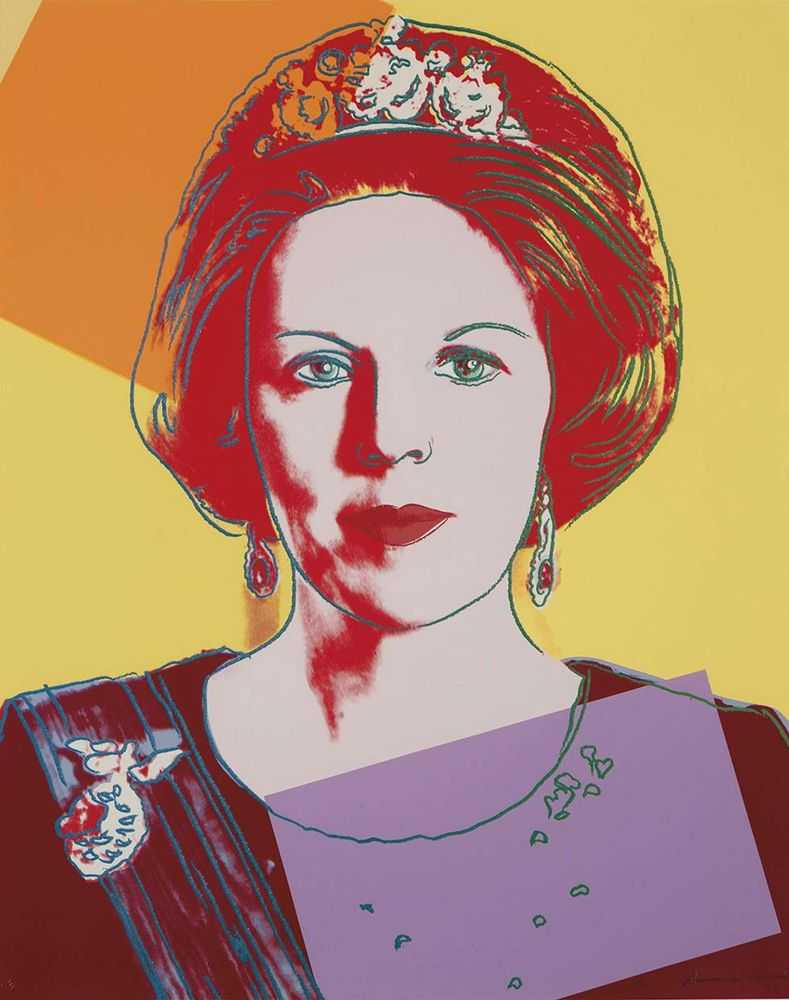 Andy Warhol, ‘Queen Beatrix of the Netherlands (FS II.341)’, 1985, Print, Screenprint on Lenox Museum Board, George C.P. Mulder, Numbered
