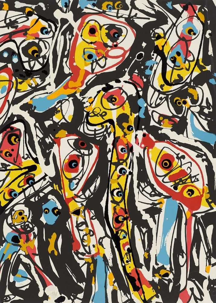 Antonio Saura, ‘Fiesta’, 1983, Print, Screenprint, null, Numbered