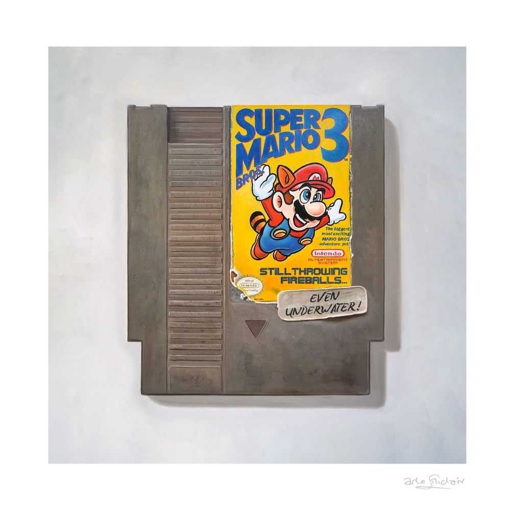 Arlo Sinclair, ‘Super Mario 3: Fireballs’, 2026, Print, Print on Paper, Stowe Gallery, Numbered