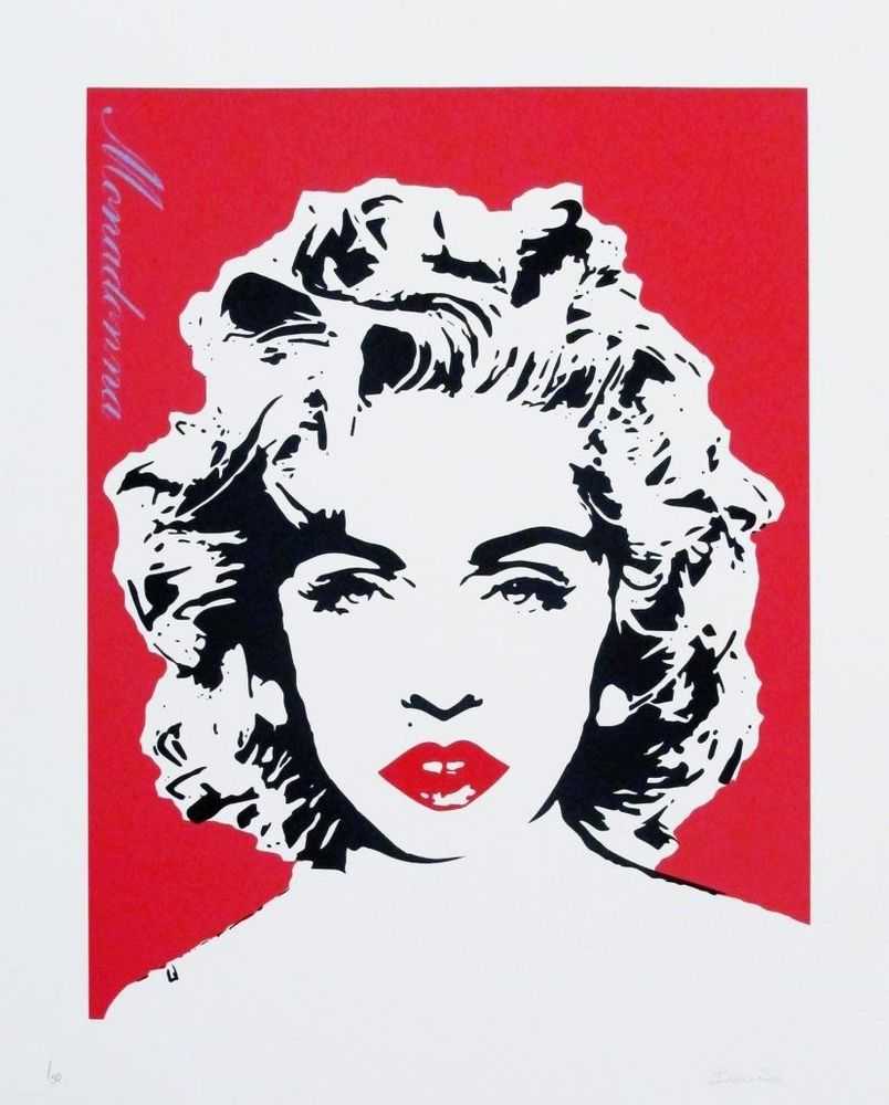 Bambi, ‘Madonna (Red)’, 2013, Print, Screenprint in colours, null, Numbered