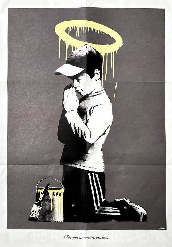 Banksy, ‘Forgive Us Our Trespassing (With Original Envelope)’, 2010, Print, Offset lithograph in colours, null,