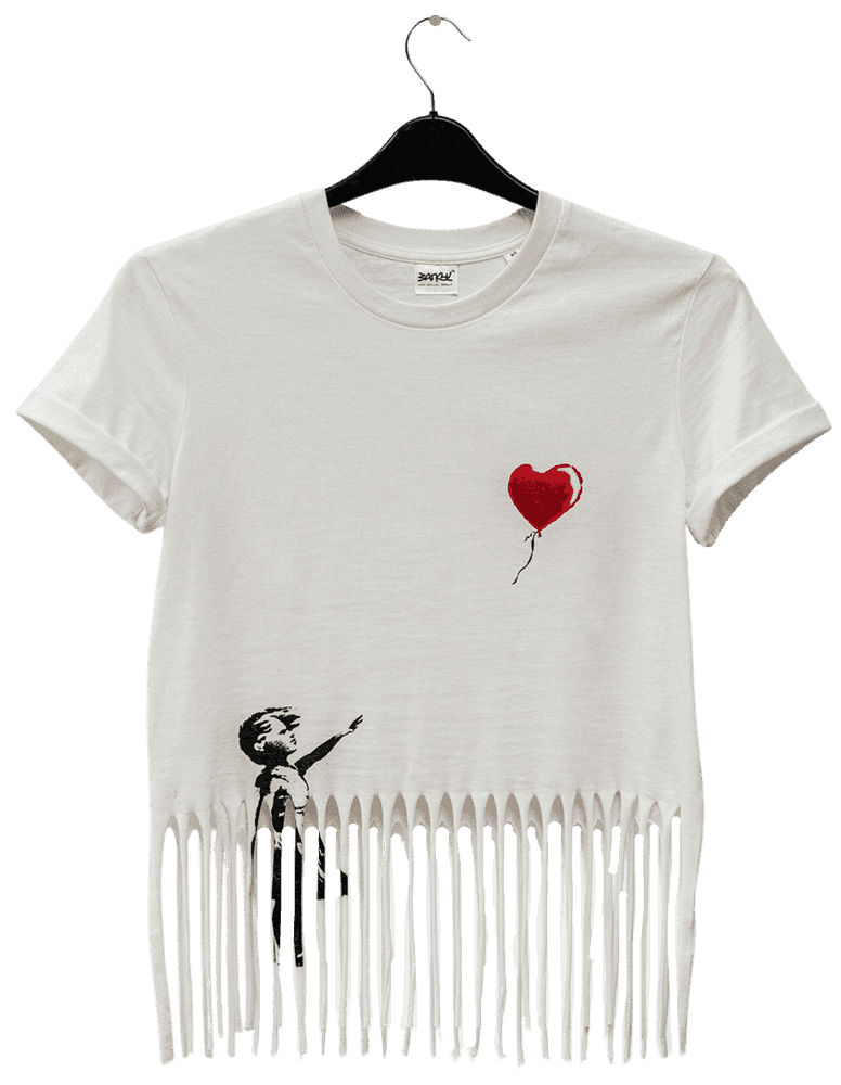 Banksy, ‘Shredded Tee’, 2019, Sculpture, Screenprint on fair trade tee. Probably not really machine washable now, Self-released,