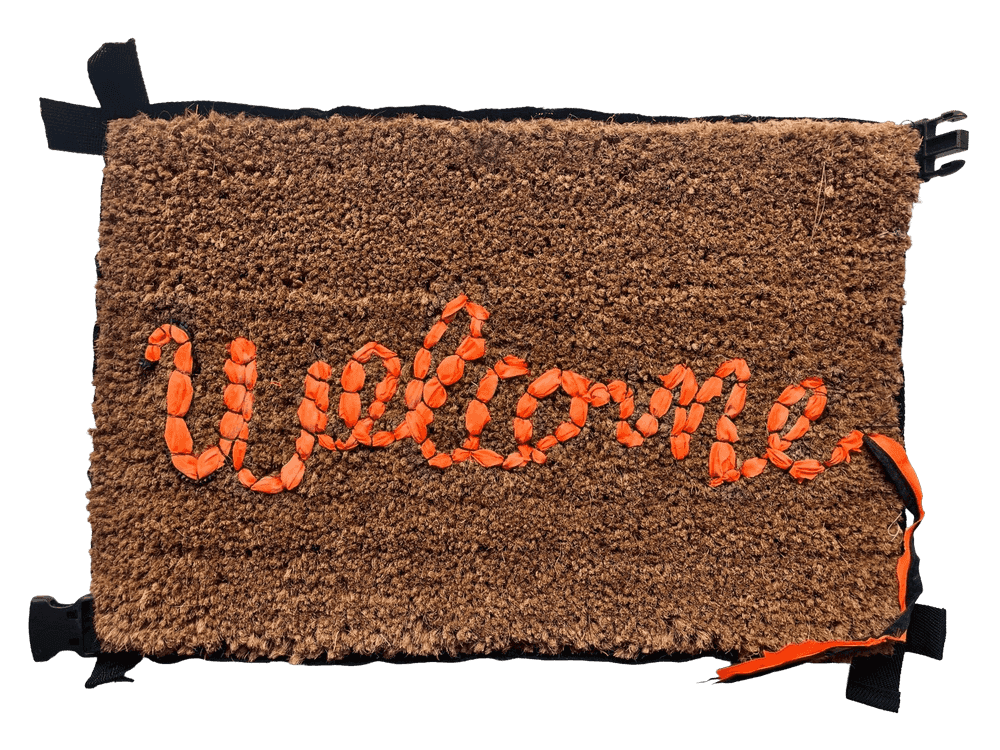 Banksy, ‘Welcome Mat (#82) First Edition!’, 2019, Collectible, Hand-Stitched Floor Mat (Textile), null,