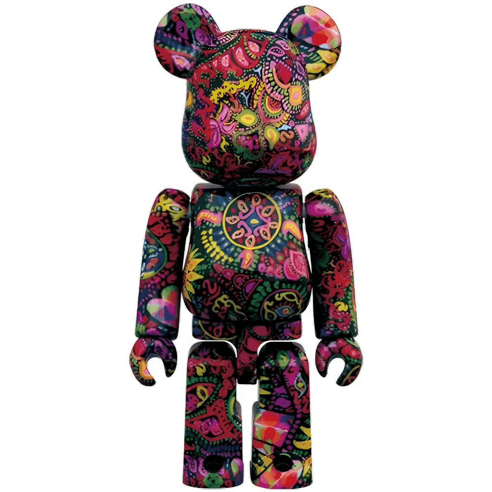 Bearbrick, ‘BEARBRICK Japan Hide 'Psychedelic Paisley' (400% + 100%)’, 2022, Collectible, Painted Vinyl, null,
