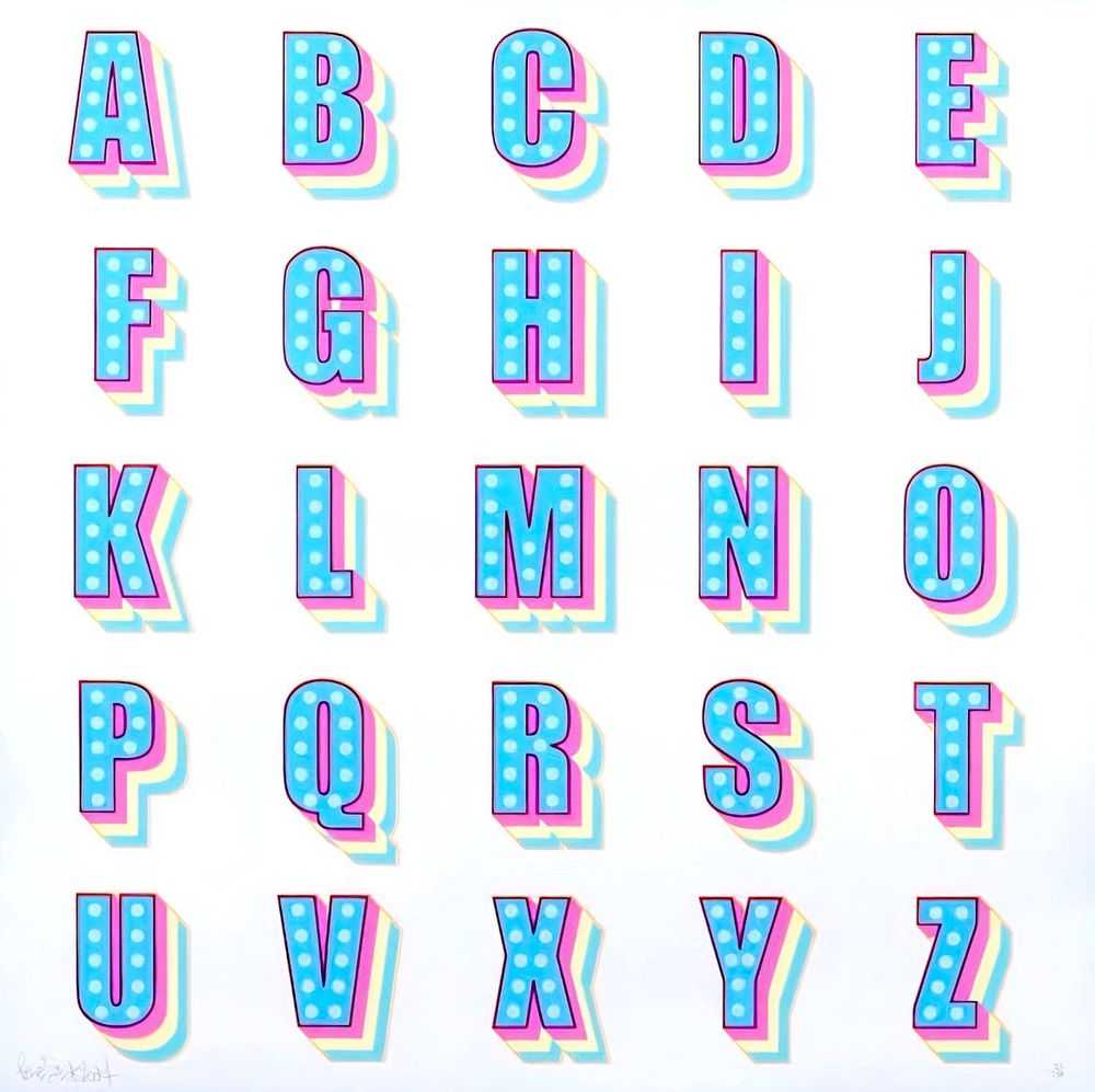 Ben Eine, ‘Elton (Light)’, 02-02-2007, Print, Screenprint, Pictures On Walls, Numbered
